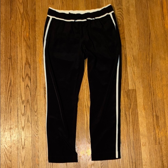 Banana Republic Black and White Sporty Trousers with Pockets - Picture 1 of 14